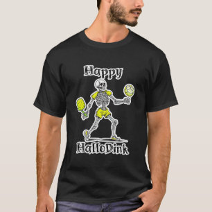 Camiseta Feliz Hallodink   Halloween y chiste de Pickleball