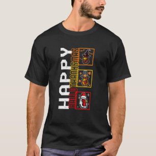 Camiseta Feliz HalloGraciasMas Bruja Peregrino Santa Pollo