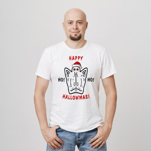 Camiseta ¡Feliz HalloMas (Halloween + X-Mas)!