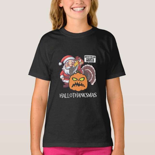Camiseta Feliz Hallothanksmas (Anverso)