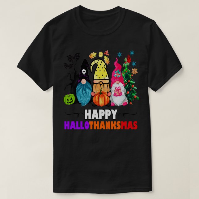 Camiseta feliz hallothanksmas 24 (Diseño del anverso)