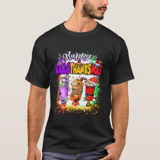 Camiseta Feliz Hallothanksmas Calabaza Spice Latente Hallow