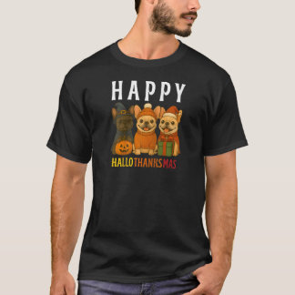 Camiseta Feliz Hallothanksmas Frenchie Bulldog Francés Lind