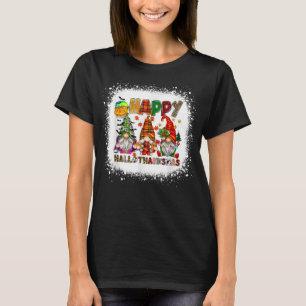 Camiseta Feliz Hallothanksmas Vinos Wasses Santa Hat