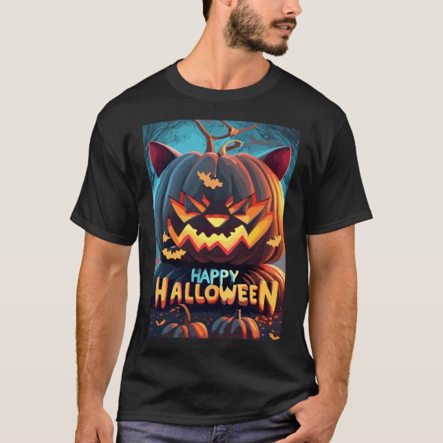 Camiseta Feliz Halloween (Anverso)