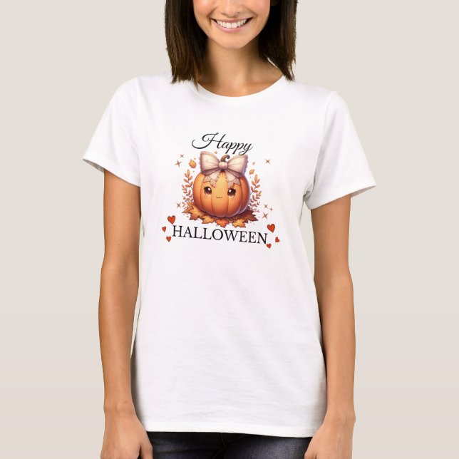 Camiseta Feliz Halloween (Anverso)
