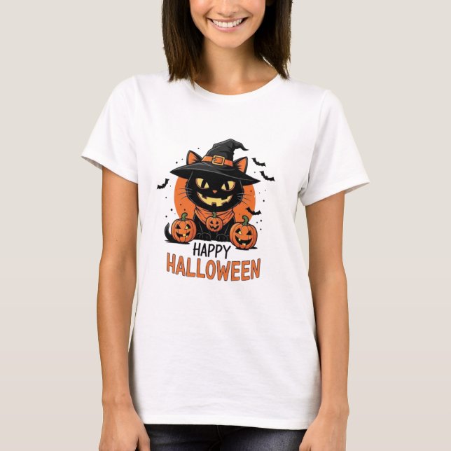 Camiseta Feliz Halloween (Anverso)