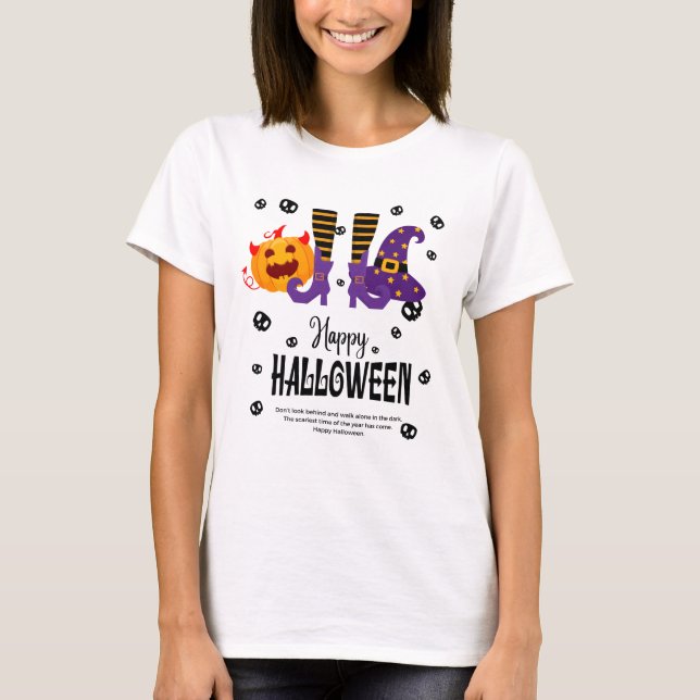 Camiseta Feliz Halloween (Anverso)