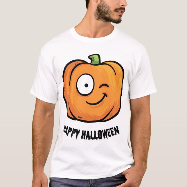 Camiseta Feliz Halloween (Anverso)