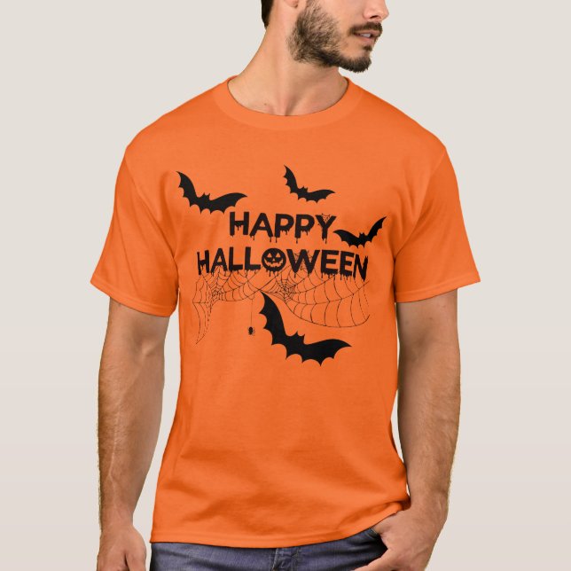 Camiseta feliz halloween (Anverso)