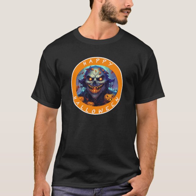 Camiseta Feliz Halloween (Anverso)