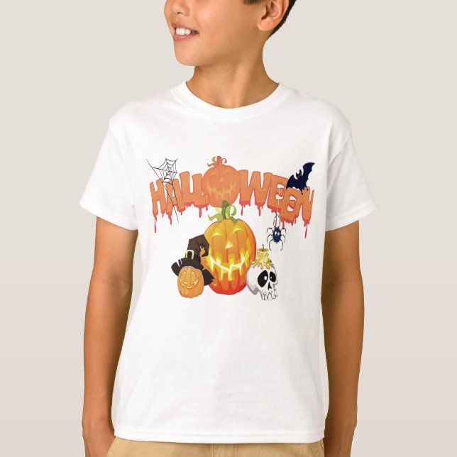 Camiseta Feliz Halloween (Anverso)