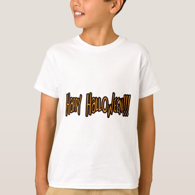 Camiseta Feliz Halloween (Anverso)