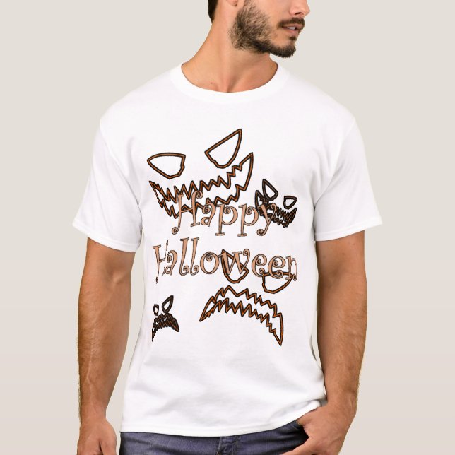 Camiseta Feliz Halloween (Anverso)