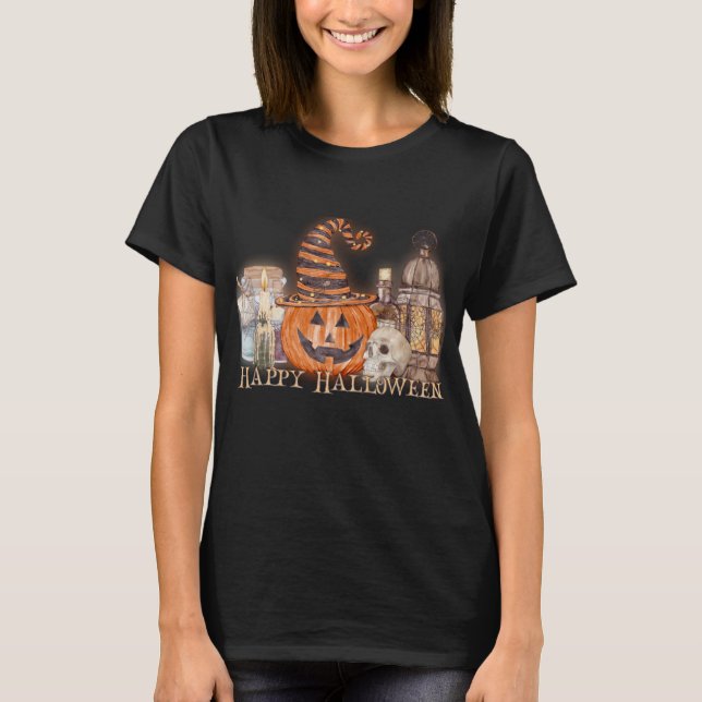 Camiseta Feliz Halloween (Anverso)