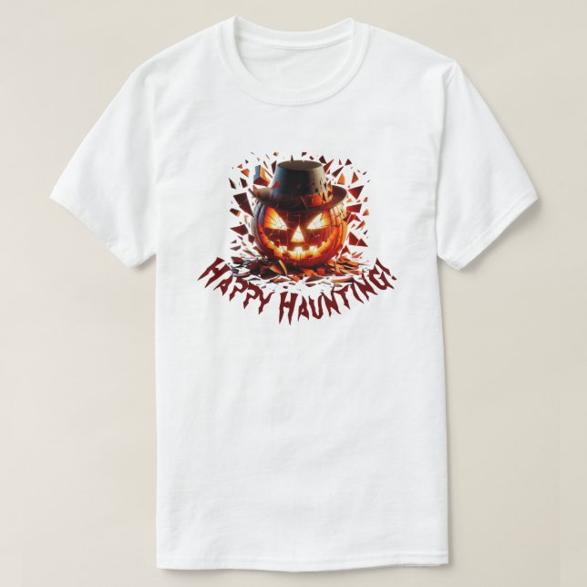 Camiseta Feliz Halloween (Diseño del anverso)