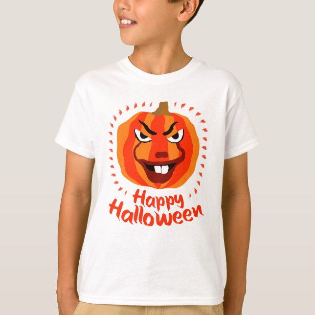 Camiseta ¡Feliz Halloween! (Anverso)