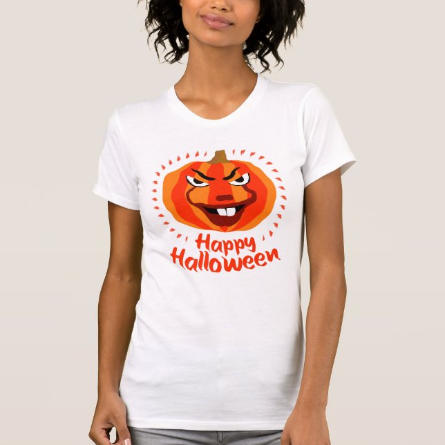 Camiseta ¡Feliz Halloween! (Anverso)