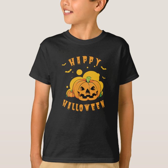 Camiseta Feliz Halloween (Anverso)