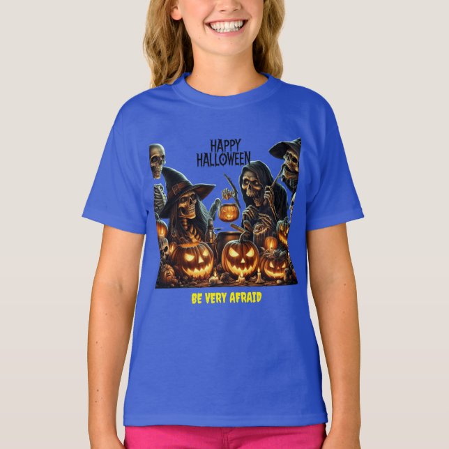 Camiseta Feliz Halloween (Anverso)