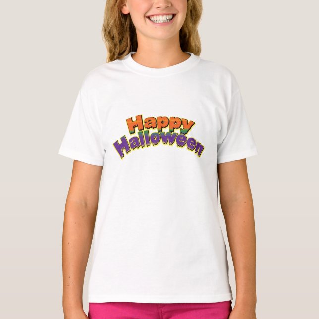 Camiseta Feliz Halloween (Anverso)