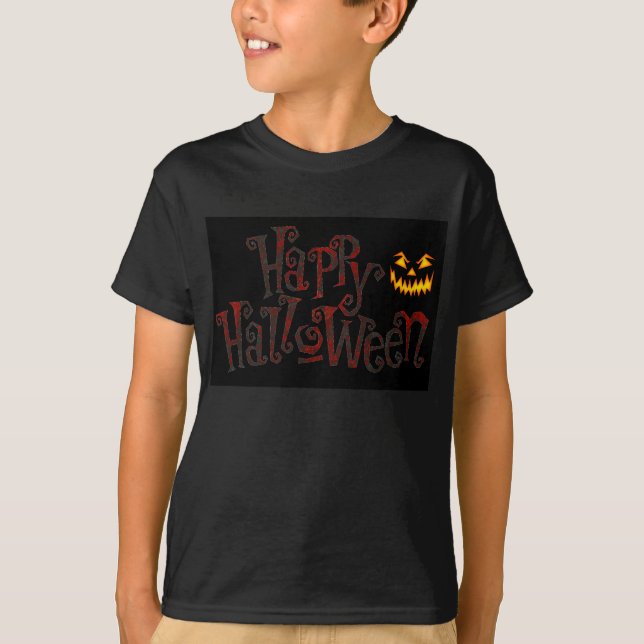 Camiseta Feliz Halloween (Anverso)