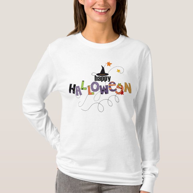 Camiseta Feliz Halloween (Anverso)