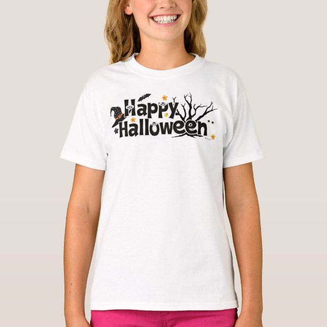 Camiseta Feliz Halloween (Anverso)