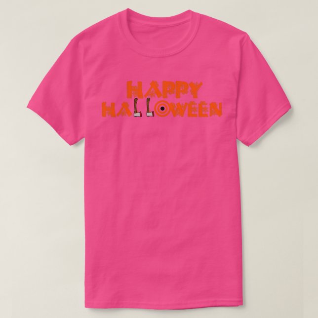 Camiseta Feliz Halloween (Diseño del anverso)