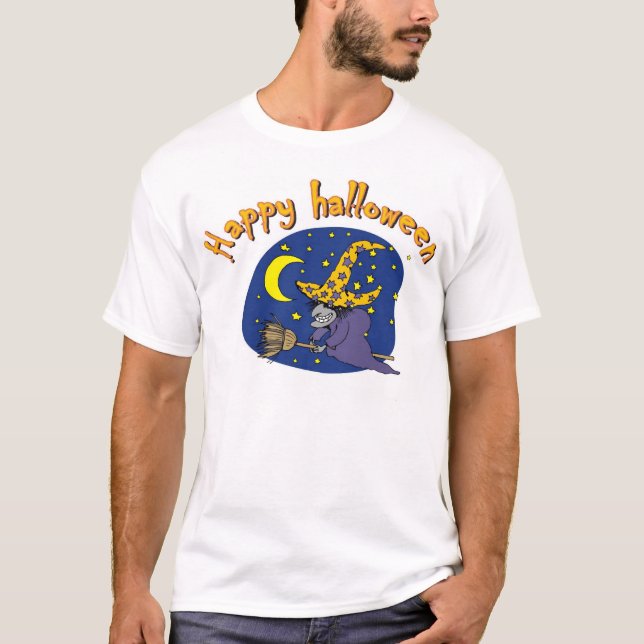 Camiseta ¡Feliz Halloween! (Anverso)
