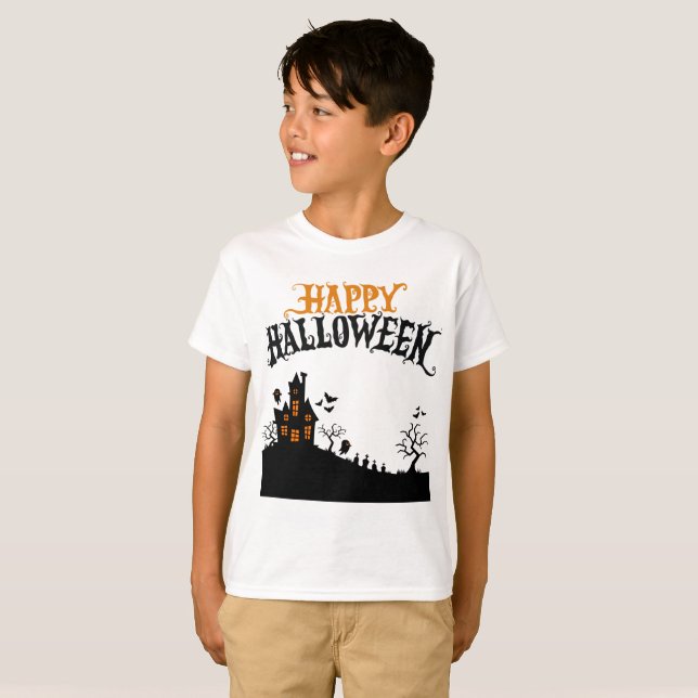 Camiseta Feliz Halloween (Anverso completo)