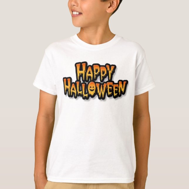 Camiseta Feliz Halloween (Anverso)