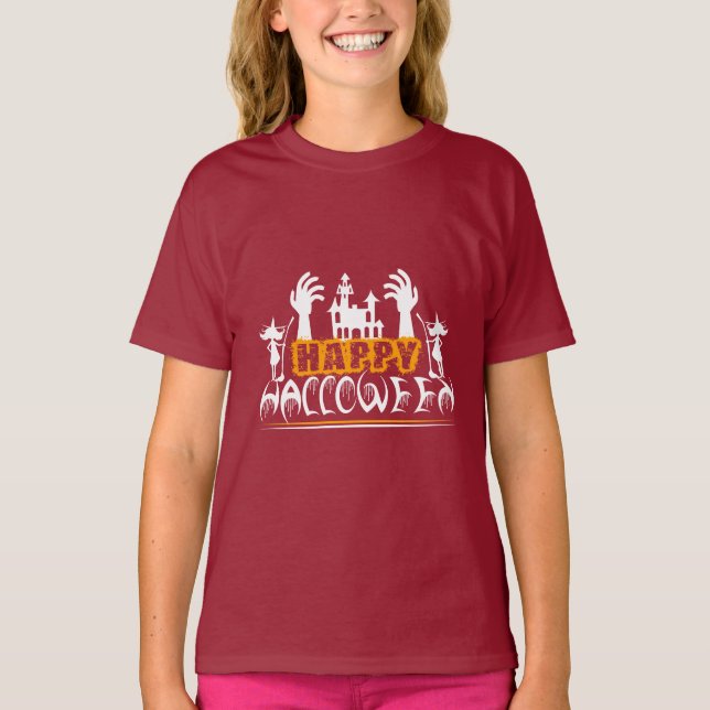 Camiseta Feliz Halloween (Anverso)