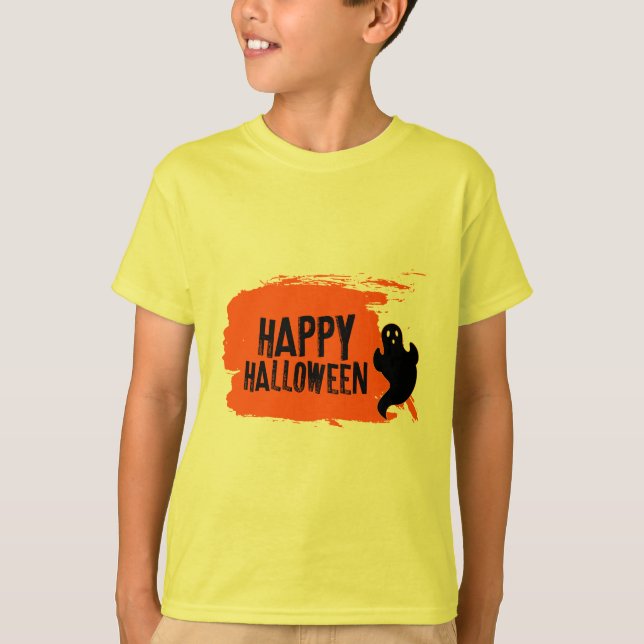 Camiseta Feliz Halloween (Anverso)