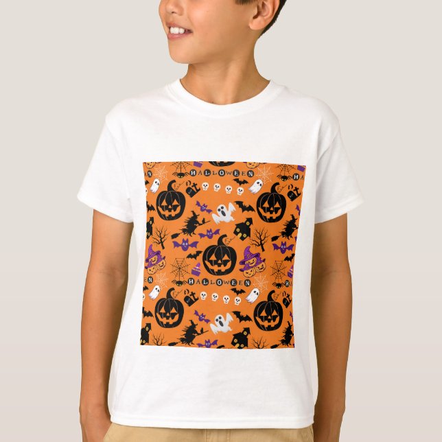 Camiseta Feliz Halloween (Anverso)