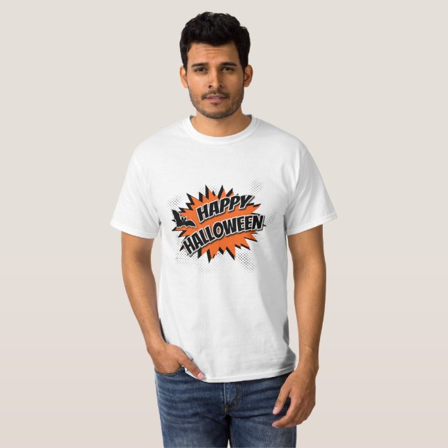 Camiseta Feliz Halloween (Anverso completo)