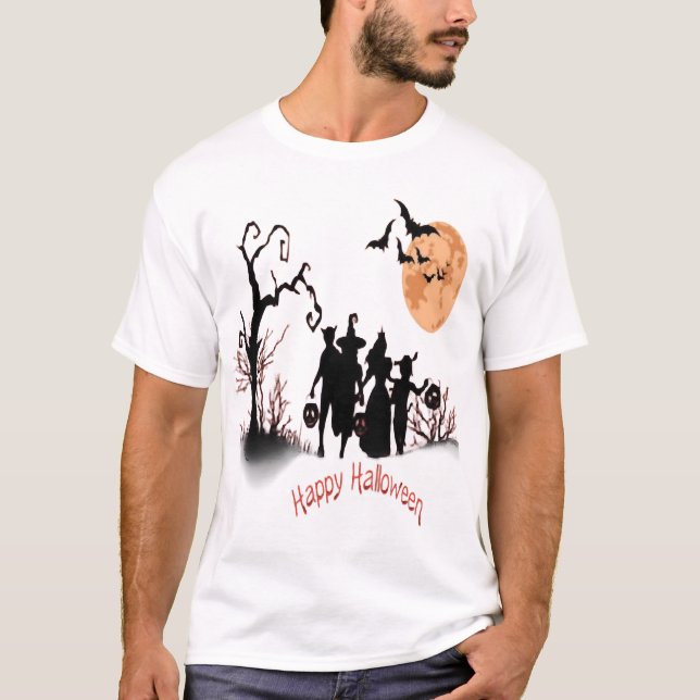 Camiseta Feliz Halloween (Anverso)
