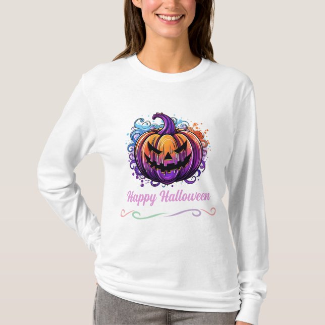 Camiseta Feliz Halloween (Anverso)