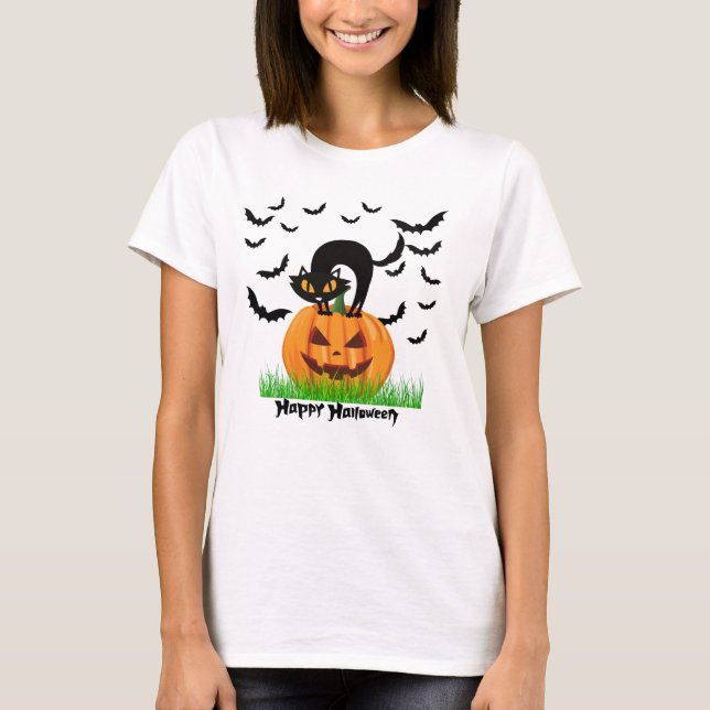 Camiseta Feliz Halloween (Anverso)