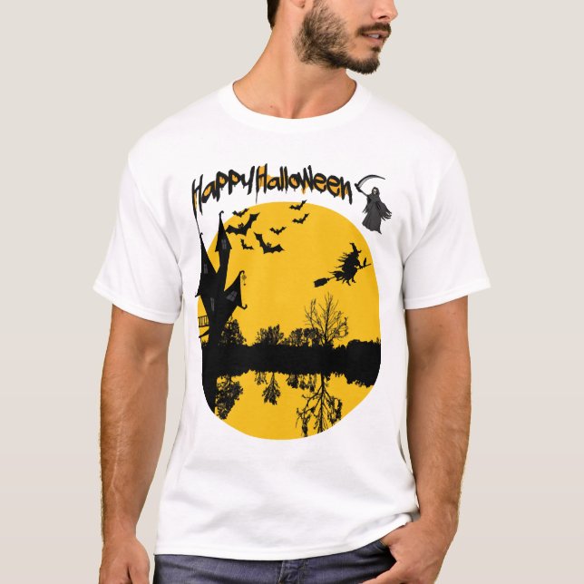 camiseta feliz halloween (Anverso)