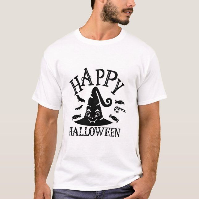 Camiseta Feliz Halloween (Anverso)