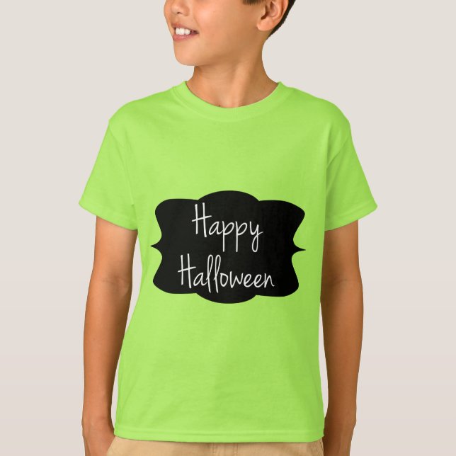 Camiseta Feliz Halloween (Anverso)