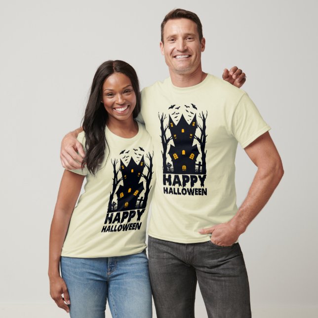 Camiseta Feliz Halloween (Unisexo)