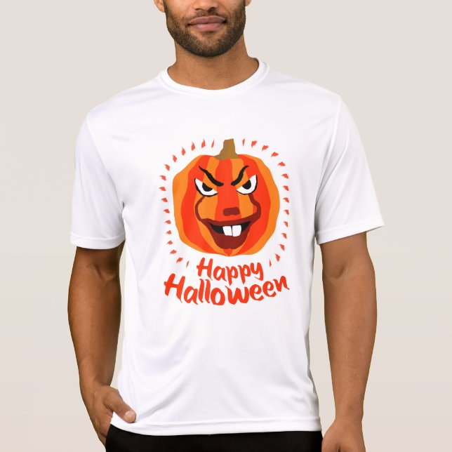 Camiseta ¡Feliz Halloween! (Anverso)