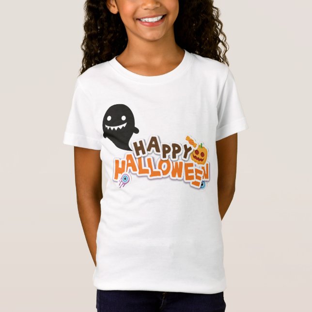 Camiseta feliz Halloween (Anverso)