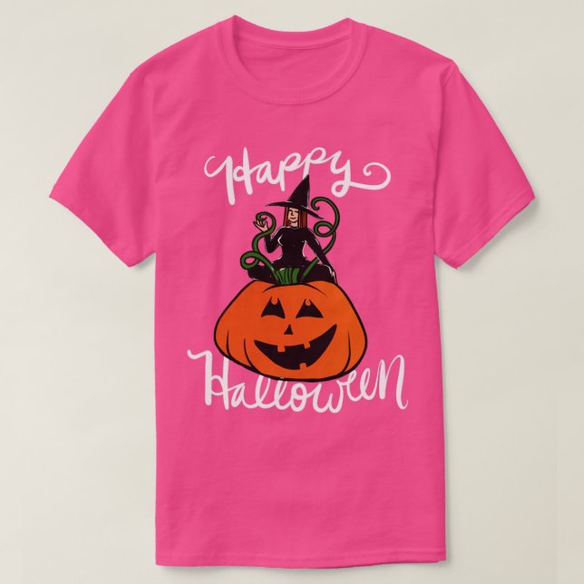 Camiseta Feliz Halloween1 (Diseño del anverso)