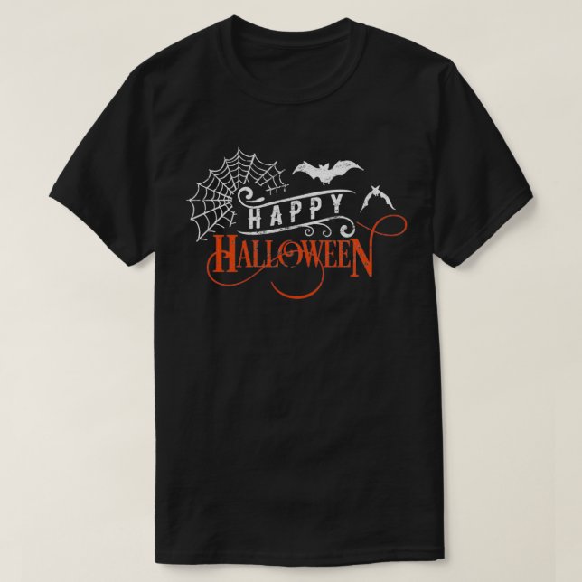 Camiseta Feliz Halloween 3 (Diseño del anverso)