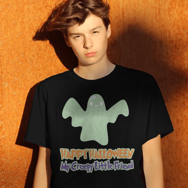 Camiseta Feliz Halloween a mis hijos pequeños y aterradores (Subido por el creador)