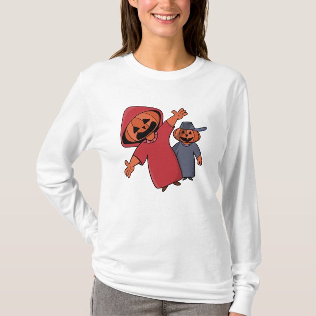 Camiseta Feliz Halloween a tus amigos (Anverso)