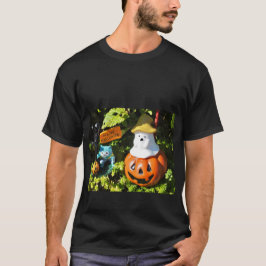 Camiseta Feliz Halloween asustado Halloween Parodia Hallowe